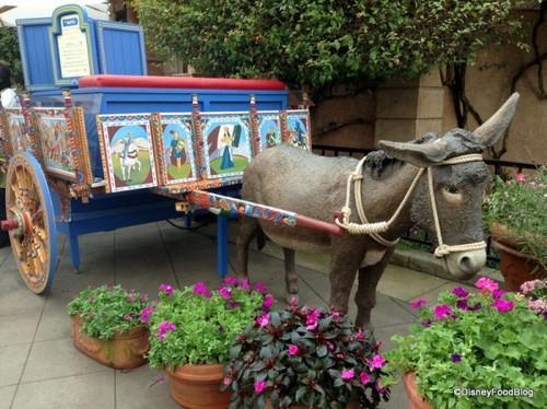 Via Napoli Donkey Cart in Epcot's Italy Pavilion