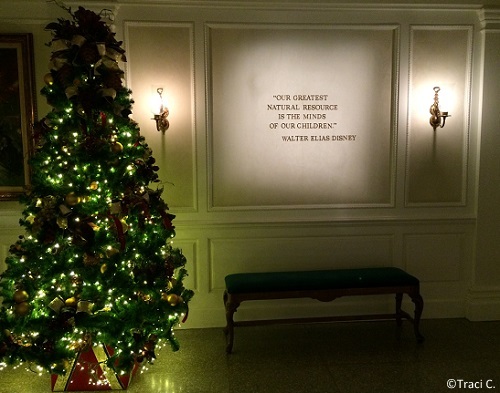 Our favorite quote inside The American Adventure mansion
