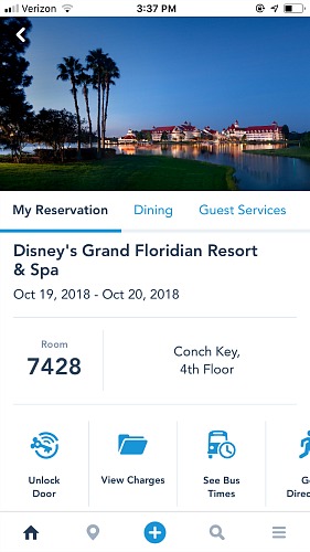 See If Your Room Is Ready In MyDisney Experience App