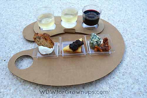 Wine & Dine Studio Artist Palatte Tasting Tray