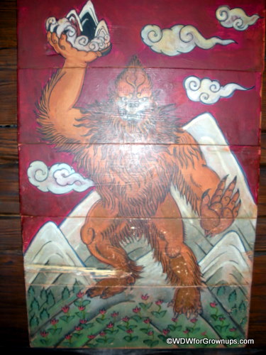 Yeti Painting in Museum