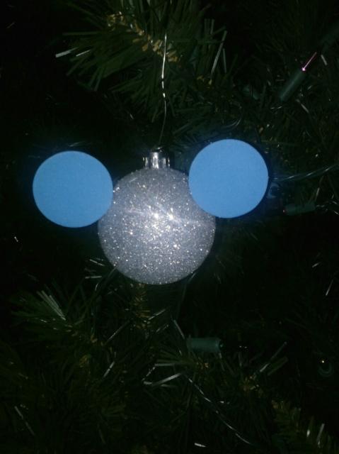 homemade mickey ornaments