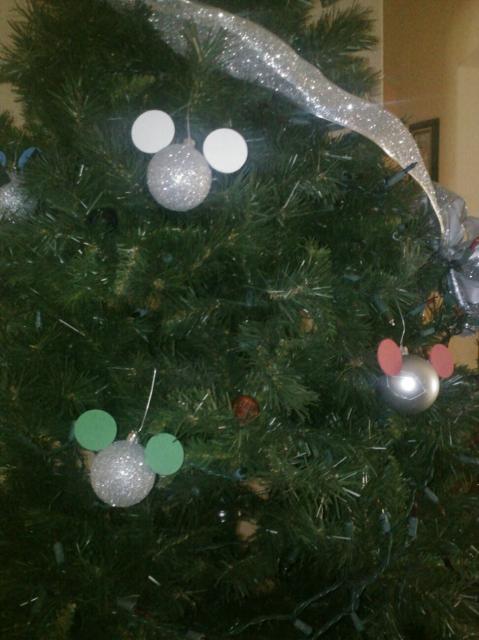 Mickey Tree ornaments