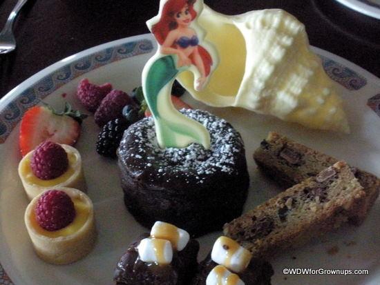 Ariel's Grotto Dessert