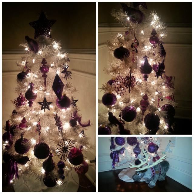 MY purple tree and Sven!