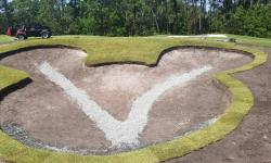 Enhanced Mickey Sand Bunker On The Magnolia Golf Course 