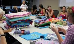 Disney VoluntEARS Create Handmade Items for Central Florida Hospitals and Other Groups