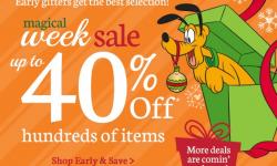A Magical Week of Winter Savings At The Disney Store
