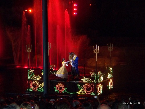 Beauty & Beast Dance with the Waters as they Float By On Their Barge
