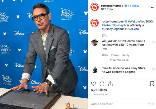 Robert Downey Jr. Legend Handprints
