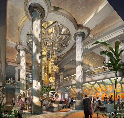 Coronado Springs Tower Lobby Concept