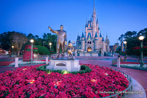 Walt and Mickey Await You at the Hub