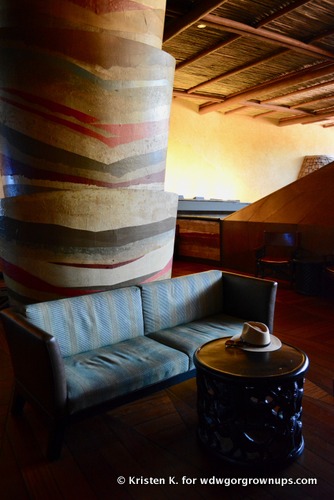 Lounge Seating Tucked Between The Pillars
