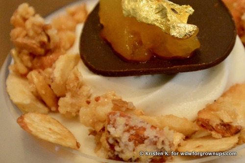 Garnished With Sugared Toasted Almonds
