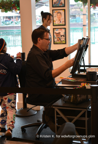 Caricature Artist At Work