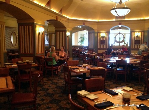 Dining room at Captain's Grille