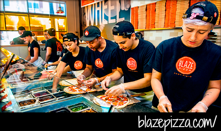 Blaze Pizza Interactive Assembly