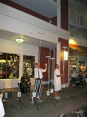 Nightly Entertainment on the Boardwalk