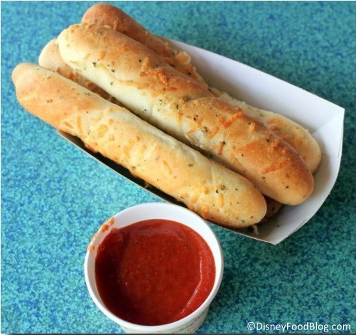 Breadsticks are a great mid-day snack!