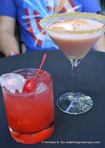 Star Wars dark Side Red Cocktail and Grapefruit Cake Martini