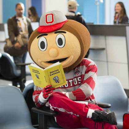 Ohio State's Brutus stars with other mascots in new ads