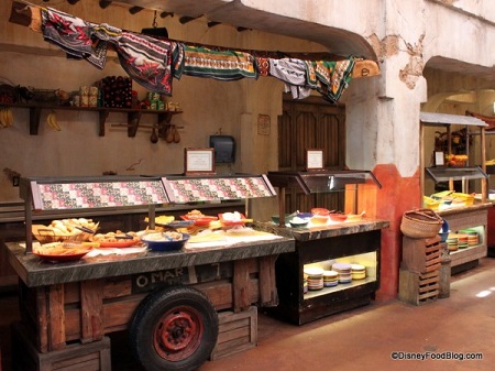 Part of the buffet line at Tusker House