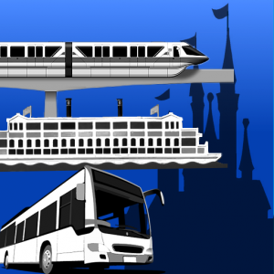 WDW Transportation includes Buses, Boats and Monorails