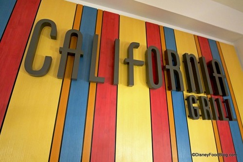 The California Grill Reopened September 9, 2013