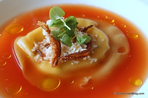 Sonoma Goat Cheese Ravioli at California Grill