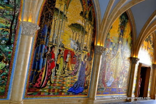 Elegant Mosaic Murals Tale the Tale of Cinderella