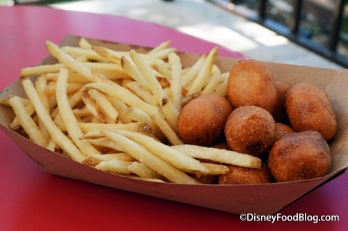 Corn dog nuggets from Casey's Corner