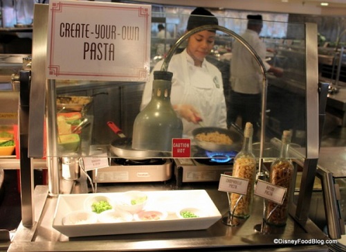 Create your own pasta station at Hollywood & Vine