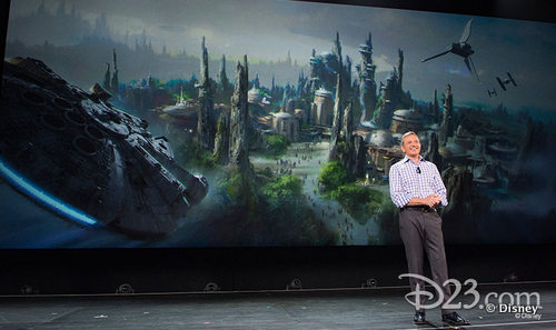 Star Wars Land Will Be Center Stage