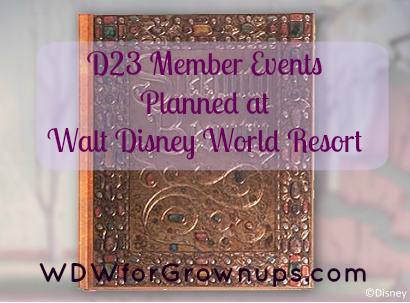 D23 plans special events at Walt Disney World Resort