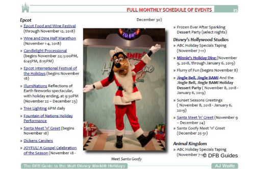 Full Schedules Of Holiday Fun