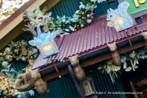 Wintery Lanterns Adorn Rooftops