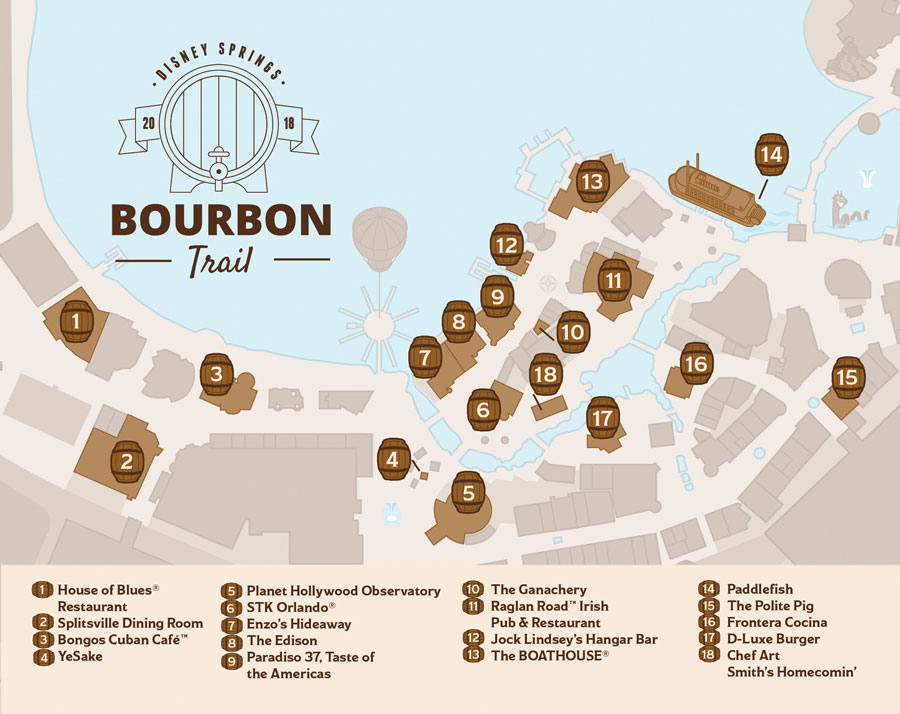 Explore the New Bourbon Trail at Disney Springs