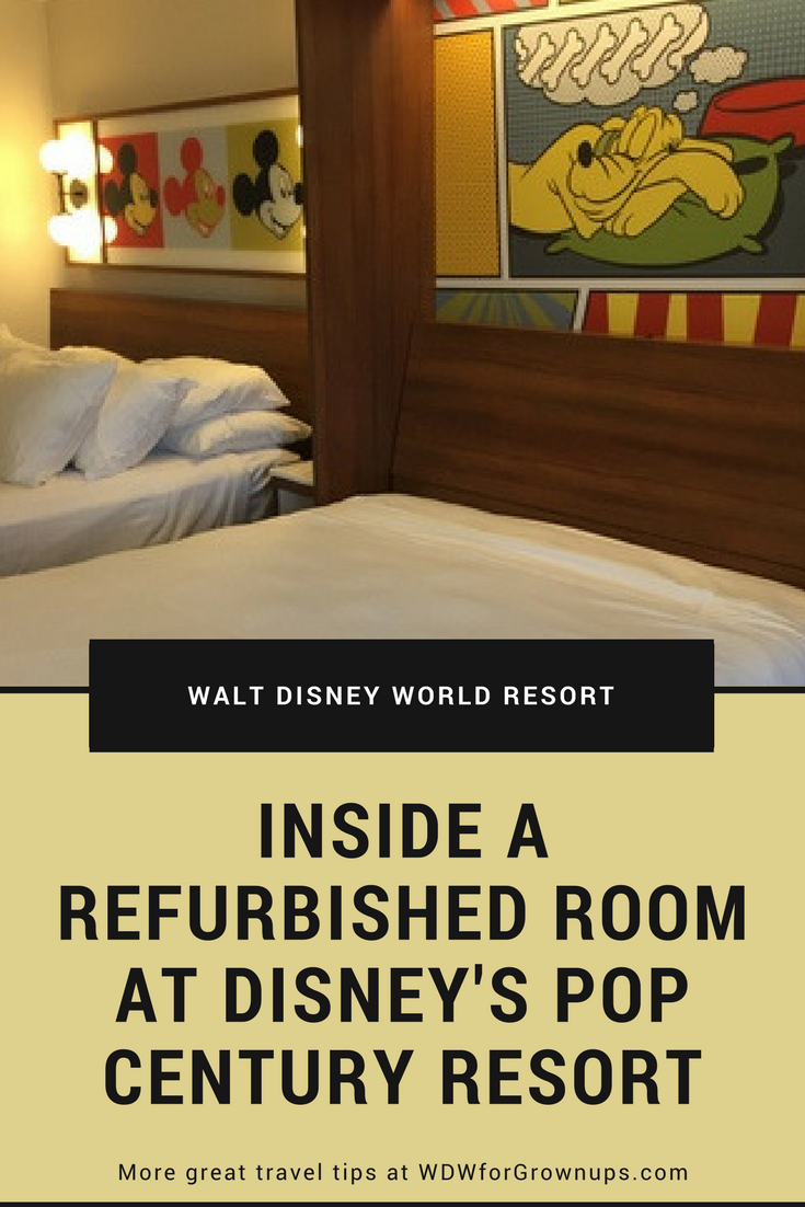 Inside A Refurbished Room At Disney&amp;#039;s Pop Century Resort