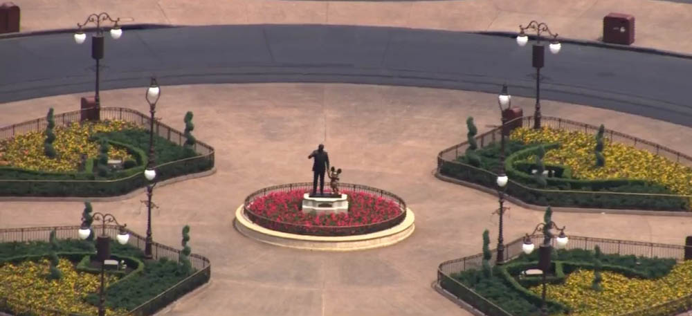 Partners Preside Over An Empty Magic Kingdom