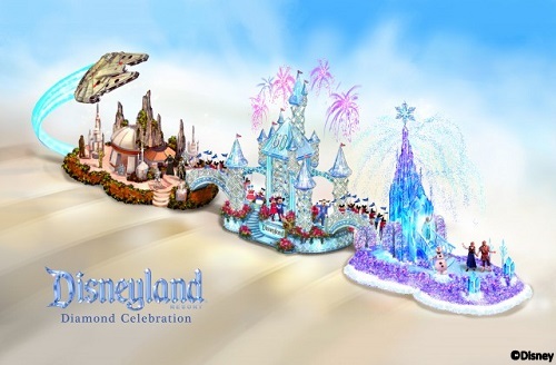 Artist rendering of Disneyland's Rose Parade float for 2016