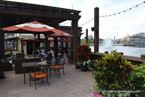 Dockside Seating Is Now Shady and Comfortable