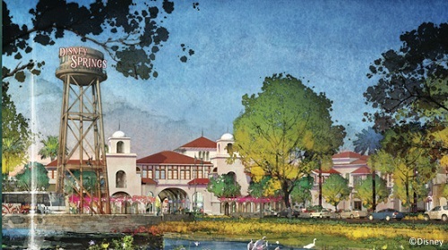 Artist rendering of Disney Springs