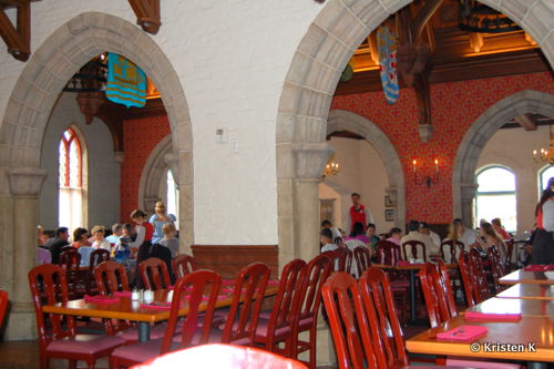 Looking into the Akershus Grand Hall