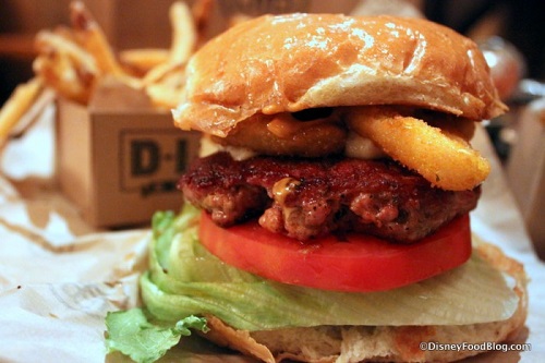 El Diablo Burger at D-Luxe Burger