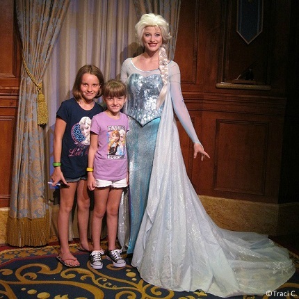 Elsa with two of her biggest fans