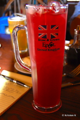 English Rose in a Souvenir Cup