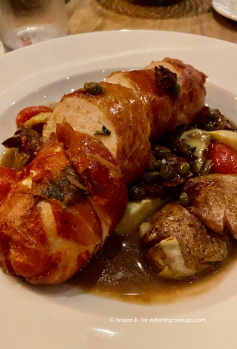 Roasted Chicken Saltimbocca