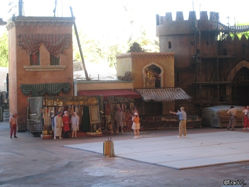 Audience member extras in Stunt Spectacular
