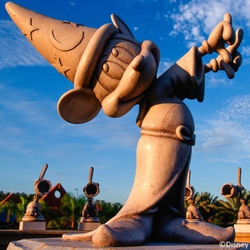 Sorcerer Mickey at Fantasia Gardens