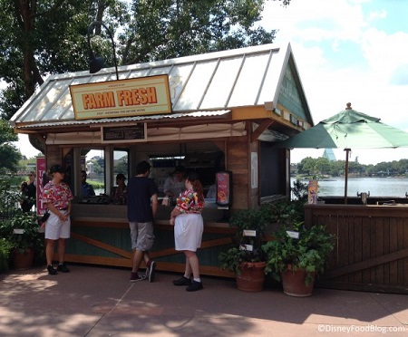 Farm Fresh Booth at Epcot Food & Wine Festival